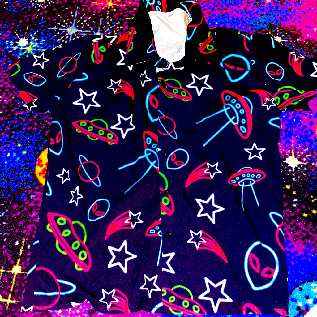 Outer Space Button-Up